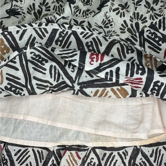 Free People XS Riviera Lined Floral Aztec Mini Skirt - Picture 8 of 9